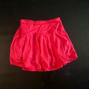 Hot pink tennis skirt